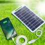 1-PACK Outdoor Solar USB Charger For Travel And Camping - Durable Portable Solar Panel For Power Banks Mobile Phones Flashlights And Fans Non-removable Photovoltaic