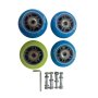 Kerb Jnr Inline Skate Spare Wheel And Bearing Set 70X24MM