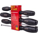 Tork Craft 6PC Screwdriver Set Black Handle KT2551