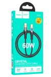 Hoco U121 Cable Type-c To Type-c Fast Charge Gold Standard 60W