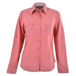 Ladies Long Sleeve Ruby Shirt Red