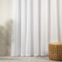 Capri Taped Sheer Curtain - White - 270X250CM