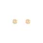 Goldair Gold Textured Knot Stud Earrings