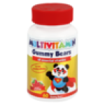 Multivitamin Gummy Bears Strawberry Flavoured 60 Pack