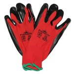 Retail Pack Sp-flex Smooth Palm Nitrile Coated Glove Red