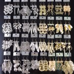 10 Pairs Of Dangle Earrings Trendy Heart Butterfly Flower Design Golden Silvery Mixed Color Pick One U Prefer Match Daily Ou