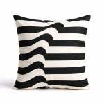 Optic Scatter Cushion - Double-sided Print Feather Inner