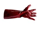 Gloves P.v.c Dipped Red 400MM