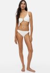 Padded One-shoulder Bikini Top - White