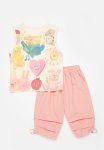 PoP Candy Printed Top & Utility Pant Set - Multi