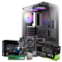 Matrix Antec VCX300 Gaming PC Ryzen 5 5500 16GB RAM 480GB SSD Rtx 3060 12GB No Os