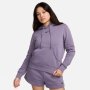 Nike Women's Sportswear Phoenix Fleece Pullover Hoodie - Daybreak/black - M