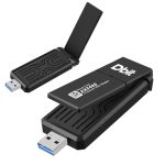 Dbit WIFI6E USB 3.0 Wifi Adapter For PC AX5400M 802.11AX Tri-band 6GHZ 5GHZ 2.4GHZ WPA3 Wireless USB Wifi Dongle Network Adapter