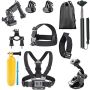 10 In 1 Action Camera Accessory Kit For Gopro Hero