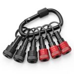 Enhanced Non-slip Upgrade Bit Holder 6PC 1 4 Drill Bit Holder Key Chain Bit Holder For Impact Driver Quick-change For Drill Bits