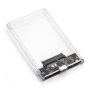 2.5 Transparent Sata To USB 3.0 External Hard Drive Enclosure
