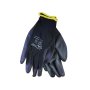 Glove - Nylon - Pu - Coated - Black - 3 Pack