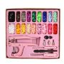 200 Sets Round Shape T5 Plastic Snap Fasteners Kit For Sewing Crafting