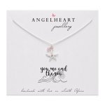 Necklace Sterling Silver Starfish & Gemstone
