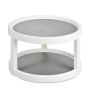 2-TIER Lazy Susan Turn Table Organiser Rotatable Spice Bottle Storage