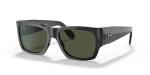 - Wayfarer Nomad - Shiney Black/green Classic G-15 - 54