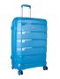 Voyager Pacific Large 75cm Wheel Trolley Case Blue