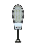 LED Solar-powered Street Light With Motion Sensor & Wall Mount - Black