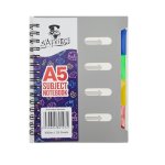 Dafrique A5 Subject Notebook Grey