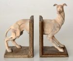 S 2 Whippet Resin Dog Bookends – 28X30X12CM