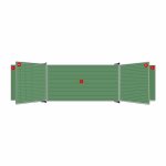 Parrot Educational Board Non-magnetic Chalkboard 1220 910 – Squares And Lines – Swing Leaf – Option B – ED6368