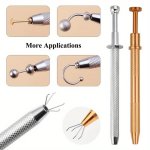 1PC 4 Claws Ball Bead Holder Pick-up Tool Crystal Prong Tweezers Catcher Grabbers With 4 Claws Piercing Jewelry Making Grasping