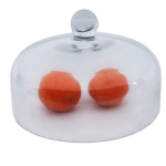 Coupe Glass Dome Small 13CM H X 21CM W - 13CM H X 21CM W