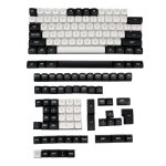 Redragon Keycaps Black And White Pbt 150KEY Set