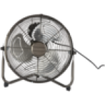 Platinum Industrial Silver Floor Fan 30CM