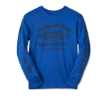 Men’s Old English Stacked Bar & Shield Tee – Surf The Web