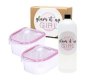 Uv Gel Soak Off Bowl Set Of 2 & 1 Litre Acetone Combo 1 L