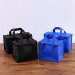 1PC Insulated Cooler Bag For Drinks And Lunch - Portable And Durable Aluminum Foil Material - Keep Your Food And Drinks Fresh An