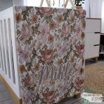 Fleece Blanket Modern Vintage Blommekind Pink
