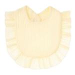 4AKID Ruffled Baby Bib - Cream