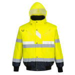 G465-GLOWTEX Hi-vis 3-IN-1 Contrast Bomber Jacket