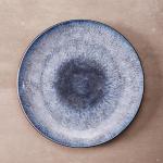 Marbled Dinner Plate Blue Haze