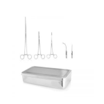Vascular Surgical Instrument 5 Pcs With Tray
