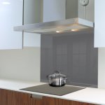 Decorative Glass Wall Tile 898 X 700 X 6MM Gun Metal