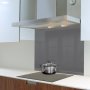 Decorative Glass Wall Tile 898 X 700 X 6MM Gun Metal