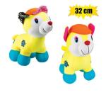 Plush Bright Dog W foambeads 32CM