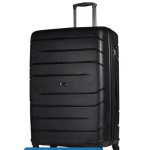 Pierre Cardin Polypropylene 55CM Spinner - Black - Ys Travel Bags