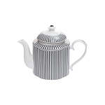 Ivory Noir Teapot Black & White
