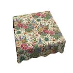 Floral Succulent Square Tablecloth