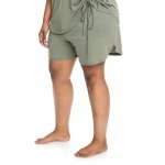 Donnay Plus Size Sleepwear Relaxed Shorts - Fatigue