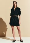Belted Utility Dress - Black